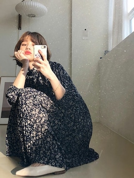 「DHOLIC（ディーホリック）の新作10％OFF（Tシャツ/カットソー）」を使った、ディーホリックさん（レディース・165cm）の春コーディネート