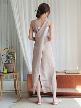 「DHOLIC（ディーホリック）の新作10％OFF（Tシャツ/カットソー）」を使った、ディーホリックさん（レディース・164cm）の春コーディネート