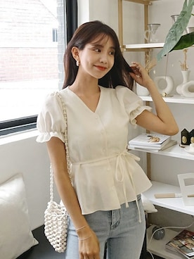 「DHOLIC（ディーホリック）のアイテム（アクセサリー）」を使った、ディーホリックさん（レディース・163cm）の夏コーディネート