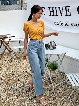 「DHOLIC（ディーホリック）のアイテム（アクセサリー）」を使った、ディーホリックさん（レディース・163cm）の夏コーディネート