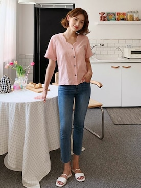 ディーホリックさん（レディース・165cm）の夏コーディネート