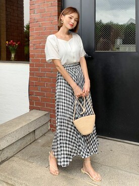 ディーホリックさん（レディース・165cm）の夏コーディネート