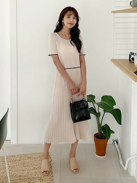 「DHOLIC（ディーホリック）のアイテム（リング）」を使った、ディーホリックさん（レディース・164cm）の夏コーディネート