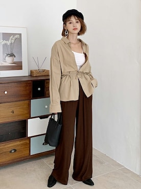 「DHOLIC（ディーホリック）のアイテム（ピアス（両耳用））」を使った、ディーホリックさん（レディース・163cm）の夏コーディネート