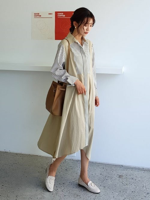 ディーホリック Dholic Dholicのシャツワンピースを使ったコーディネート Wear