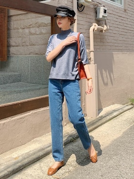 「DHOLIC（ディーホリック）のアイテム（その他）」を使った、ディーホリックさん（レディース・165cm）の夏コーディネート