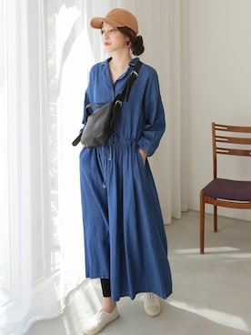 「DHOLIC（ディーホリック）のアイテム（その他）」を使った、ディーホリックさん（レディース・165cm）の夏コーディネート