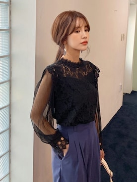 「プリーツ」｜ディーホリックさん（レディース・163cm）の秋コーディネート