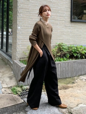 「fashion」｜ディーホリックさん（レディース・164cm）の秋コーディネート