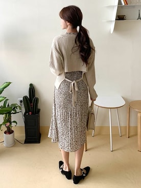 「ガーリーコーデ」｜「アイテム（その他シューズ）」を使った、ディーホリックさん（レディース・164cm）の秋コーディネート