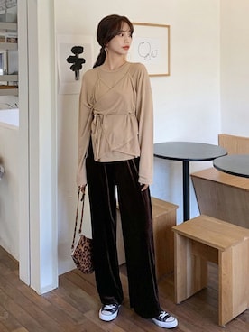 「トレンド」｜ディーホリックさん（レディース・163cm）の秋コーディネート