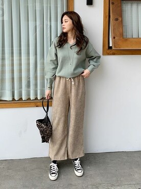 「プチフラコーデ」｜ディーホリックさん（レディース・165cm）の秋コーディネート