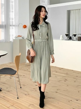 ディーホリックさん（レディース・163cm）の冬コーディネート