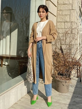 「DHOLIC（ディーホリック）のアイテム（その他）」を使った、ディーホリックさん（レディース・165cm）の冬コーディネート