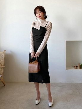 「およばれ」｜ディーホリックさん（レディース・167cm）の春コーディネート