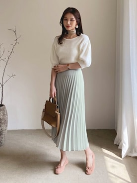 「DHOLIC（ディーホリック）のアイテム（その他）」を使った、ディーホリックさん（レディース・165cm）の春コーディネート