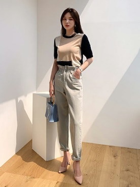 「DHOLIC（ディーホリック）のアイテム（その他）」を使った、ディーホリックさん（レディース・165cm）の春コーディネート