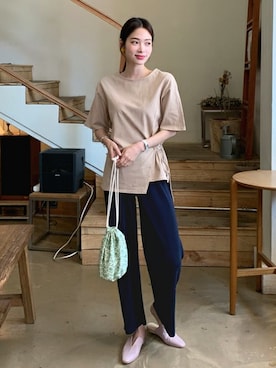 「DHOLIC（ディーホリック）のアイテム（その他）」を使った、ディーホリックさん（レディース・165cm）の春コーディネート