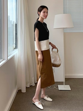 「DHOLIC（ディーホリック）のアイテム（その他）」を使った、ディーホリックさん（レディース・165cm）の春コーディネート