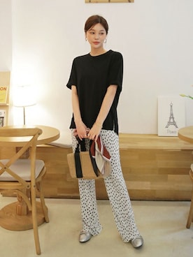 「DHOLIC（ディーホリック）のアイテム（その他）」を使った、ディーホリックさん（レディース・160cm）の春コーディネート