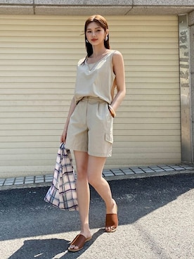 「coordinate」｜ディーホリックさん（レディース・165cm）の夏コーディネート