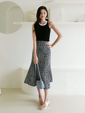 「DHOLIC（ディーホリック）のアイテム（リング）」を使った、ディーホリックさん（レディース・163cm）の夏コーディネート