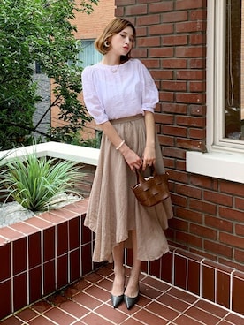 「DHOLIC（ディーホリック）のアイテム（アクセサリー）」を使った、ディーホリックさん（レディース・165cm）の夏コーディネート