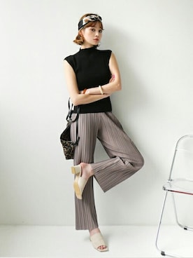 「DHOLIC（ディーホリック）の新作10％OFF（Tシャツ/カットソー）」を使った、ディーホリックさん（レディース・165cm）の夏コーディネート