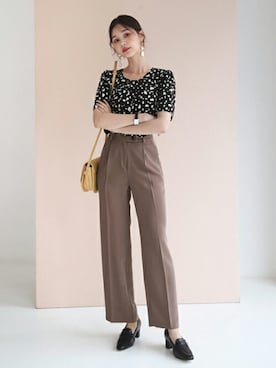 「DHOLIC（ディーホリック）の新作10％OFF（Tシャツ/カットソー）」を使った、ディーホリックさん（レディース・163cm）の夏コーディネート