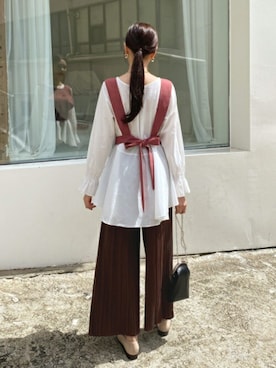 「DHOLIC（ディーホリック）の新作10％OFF（Tシャツ/カットソー）」を使った、ディーホリックさん（レディース・163cm）の秋コーディネート