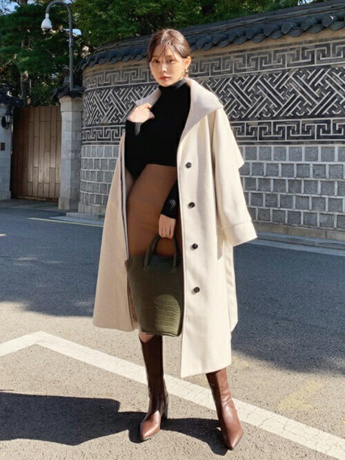 ディーホリック Dholic Dholicのダウンジャケット コートを使ったコーディネート Wear