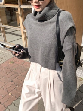 ディーホリックさん（レディース・162cm）の冬コーディネート