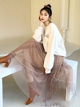 ディーホリックさん（レディース・163cm）の冬コーディネート