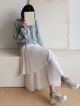 「DHOLIC（ディーホリック）のアイテム（スニーカー）」を使った、ディーホリックさん（レディース・165cm）の冬コーディネート