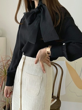 「DHOLIC（ディーホリック）のアイテム（トップス）」を使った、ディーホリックさん（レディース・166cm）の冬コーディネート