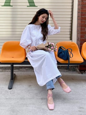 「DHOLIC（ディーホリック）のアイテム（ワンピース/ドレス）」を使った、ディーホリックさん（レディース・164cm）の春コーディネート