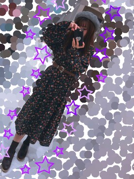 「みどり」｜「アイテム（ワンピース/ドレス）」を使った、しいちご🍓さん（レディース・153cm）の秋コーディネート