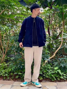 「FEELING MADE（フィーリングメイド）のアイテム」を使った、coenむらたさん（メンズ・173cm）の春コーディネート