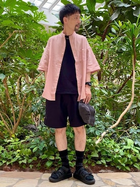 「USAコットン」｜coenむらたさん（メンズ・173cm）の夏コーディネート