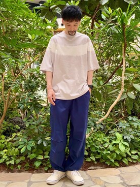 「ベーシックカラー」｜coenむらたさん（メンズ・173cm）の夏コーディネート