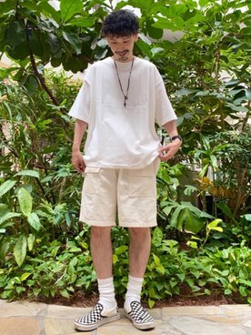 「USAコットン」｜coenむらたさん（メンズ・173cm）の夏コーディネート