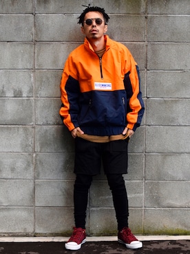 「ジョガーパンツ」｜PUBLICATIONさん（メンズ・168cm）の冬コーディネート