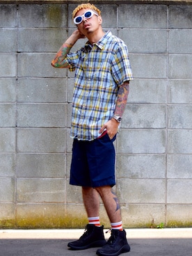 「STORES.jp（ストアーズドットジェーピー）のアイテム」を使った、PUBLICATIONさん（メンズ・168cm）の春コーディネート