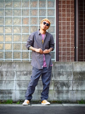 「STORES.jp（ストアーズドットジェーピー）のアイテム（スマホグッズ）」を使った、PUBLICATIONさん（メンズ・168cm）の春コーディネート