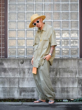 「ファッションの力を信じよう」｜「アイテム（アクセサリー）」を使った、PUBLICATIONさん（メンズ・168cm）の夏コーディネート