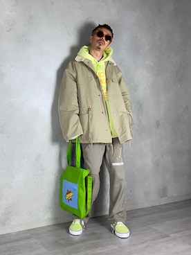 「STORES.jp（ストアーズドットジェーピー）のアイテム」を使った、PUBLICATIONさん（メンズ・168cm）の秋コーディネート