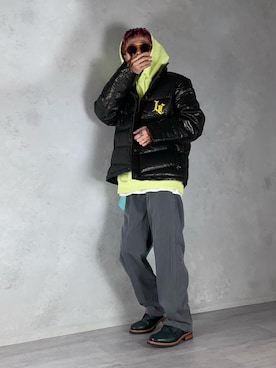 「STORES.jp（ストアーズドットジェーピー）のアイテム」を使った、PUBLICATIONさん（メンズ・168cm）の冬コーディネート