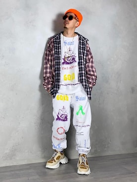 「STORES.jp（ストアーズドットジェーピー）のアイテム」を使った、PUBLICATIONさん（メンズ・168cm）の春コーディネート