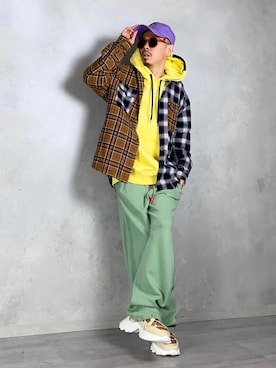 「STORES.jp（ストアーズドットジェーピー）のアイテム」を使った、PUBLICATIONさん（メンズ・168cm）の春コーディネート