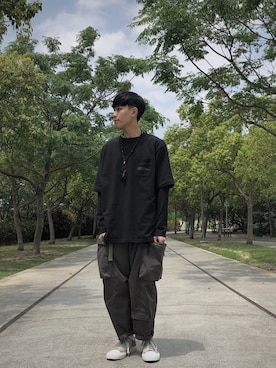 「Article Number（アーティクル ナンバー）のアイテム」を使った、BIn_さん（メンズ・180cm）の夏コーディネート